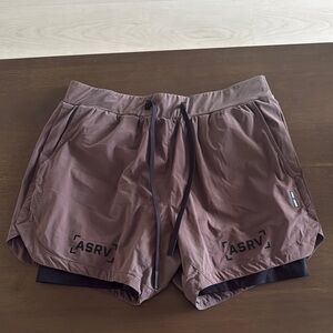 ASRV Men's burgundy Shorts